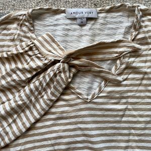 UNTIL 6/20! Amour Vert Tish Tan Stripe Tee